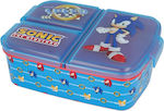 Stor Kids Lunch Plastic Box Blue L19.5xW16.5xH6.7cm