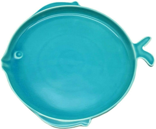 Marva Plate Shallow made of Porcelain Acqua with Diameter 28cm Marva Plate Shallow made of Porcelain Acqua with Diameter 28cm