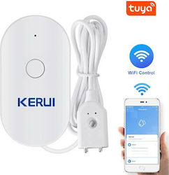 Kerui WiFi Сензор за наводнение в Бял Цвят WLS001