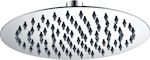 Imex Inox Round Showerhead Silver Ø20cm Moscu