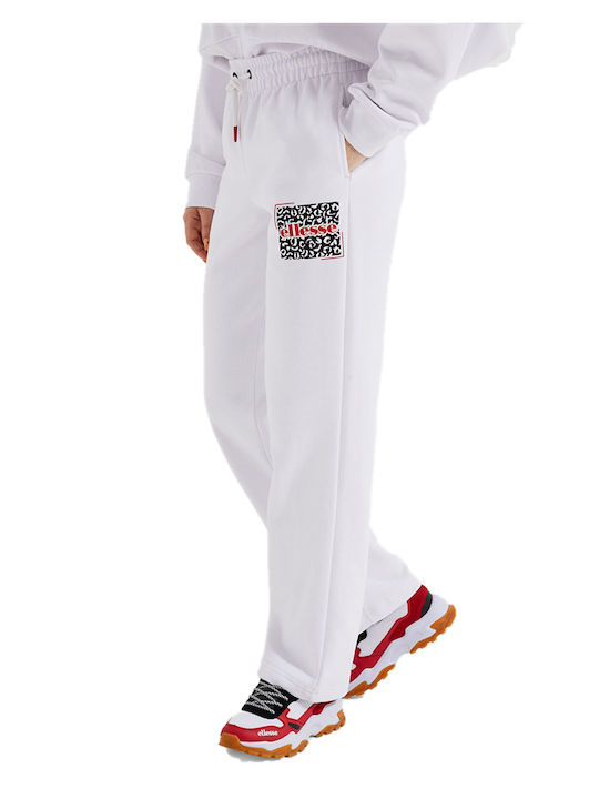 Zoo High Waist Sweatpants White