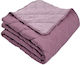 Ankor Cuvertură Single Microfibra Purple / Lila 160x240cm
