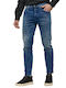 Edward Jeans Conway Men's Denim Elastic Trousers Slim Fit Dark Blue Denim