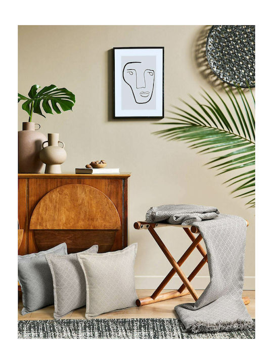 Madi Panic Armchair Throw 170x180cm Brown