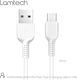 Lamtech USB 2.0 Cable USB-C male - USB-A 18W Λευκό 3m LAM111702