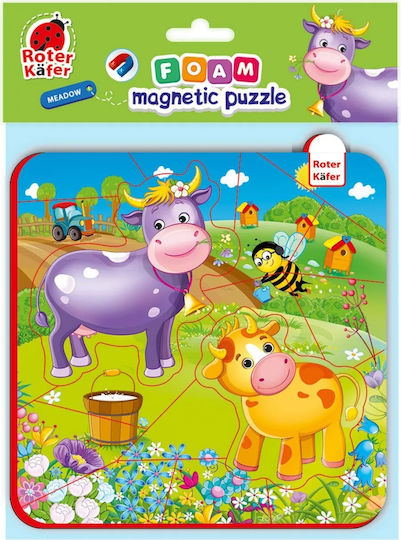 Παιδικό Puzzle Ζωάκια Αγρού για 3+ Ετών 17pcs Roter Kafer