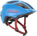 Scott Spunto Kids' Helmet for City Bike Blue with LED Light