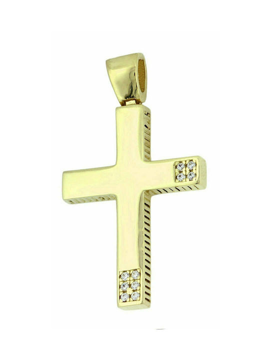 Mertzios.gr Gold Cross 14K