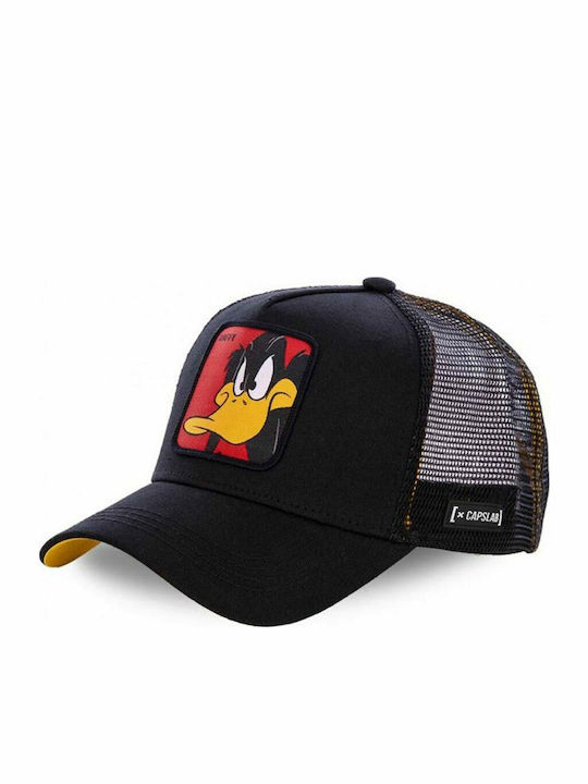 Looney Tunes Daffy Duck Men's Trucker Cap Black