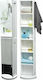 Eurocasa 9837 Badezimmersäule Boden H36xB36xH169.5cm Weiß