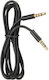 Andowl TRRS Audio Cable 3.5mm Male - 3.5mm Male Black 1m 1M -SGL