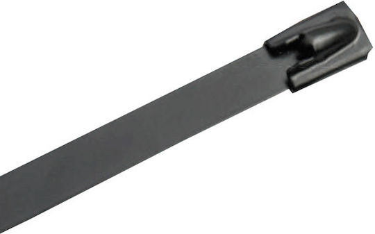 Elvhx Metallic Cable Ties 100mm x 7.9mm in Black Colour (100 pcs)