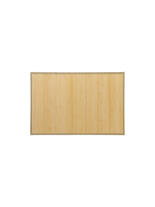 Bamboo Rug Rectangular Timp de vară Wicker Φυσικό