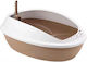 Sandbox Cat Cat Basin Brown L45 x W37 x H18cm
