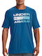 Under Armour Team Issue Αθλητικό Ανδρικό T-shirt Μπλε με Λογότυπο