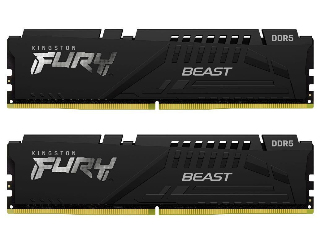 Kingston Fury Beast DDR5 64GB RAM με 2x32GB Modules και Ταχύτητα 5200 για Desktop