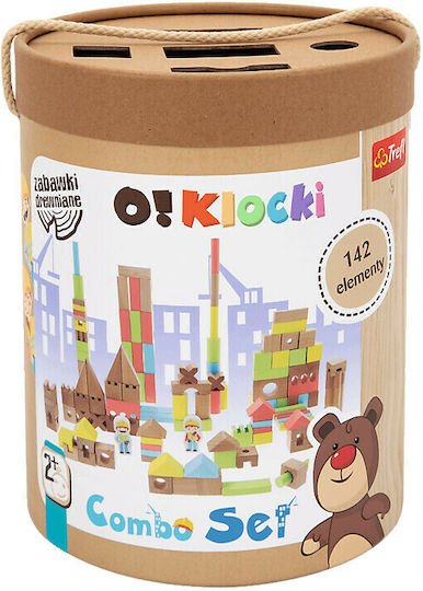 Trefl Blocks Build the City Wooden for 1.5+ years Years 142pcs