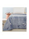 Adam Home Fleece-Decke Space Leuchtendes Blau 160x220cm Adam Home