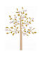 Mimi'lou Autocolant Decorativ pentru Copii Perete Family Tree Moustard