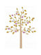 Mimi'lou Kinder Wandsticker Wand Big Apple Tree Moustard