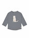 Laessig Tiger Grau Kinder Badebekleidung Rashguard Mit Langen Ärmeln