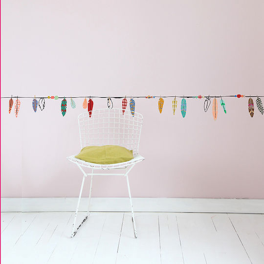 Mimi'lou Kids Wall Border Sticker Feathers