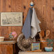 Melinen Carrot Kitchen Towel Made of 100% Cotton in Gray Colour 45x65cm 2 Pieces