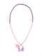 Great Pretenders Faux Chain Kids Necklaces Unicorn Pink 86127
