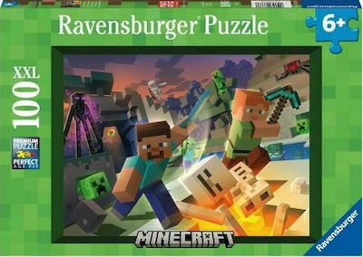 Παιδικό Puzzle Monster Minecraft 100pcs για 6+ Ετών Ravensburger