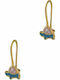 Mertzios.gr Gold Pendants Kids Earrings 14K