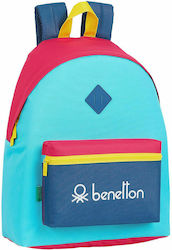 Benetton Colorine Σχολική Τσάντα Πλάτης Δημοτικού Πολύχρωμη