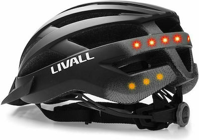 Livall MT1 Helm für Elektro-Roller Schwarz Groß in Schwarz Farbe