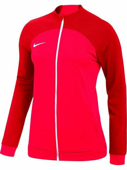 Academy Pro Women's Short Sports Jacket for Spring or Autumn Red