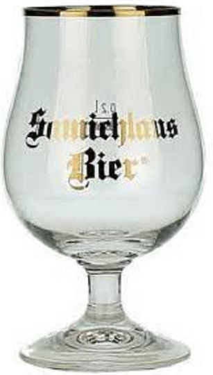 Brauerei Eggenberg Samichlaus Bier Glas Bier, μπίρας aus Glas Kelch 200ml