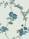 Wallpaper Fabric Blue/Green L1000xW53cm Washable