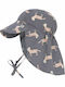 Laessig Kids' Hat Jockey Fabric Tiger Gray Gray