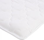 HomeMarkt Topper Cloud Single Spumă cu Benzi Elastice de Fixare 90x190x5buc