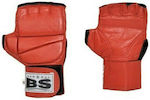H&S BS-5103 Γάντια ΜΜΑ Δερμάτινα Κόκκινα