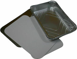Tăvi din aluminiu de unică folosință Nr. 149 Capac 3 buc Tăvi din aluminiu de unică folosință Nr. 149 Capac 3 buc
