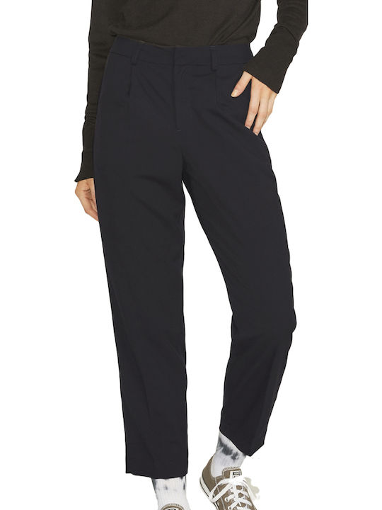 Jack & Jones Women's High-waisted Fabric Capri ...