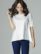 Lenitif Women's Blouse Long Sleeve White