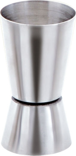 Pedrini Διπλή Μεζούρα Ποτών με Χωρητικότητα 30/60ml Inox