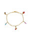 14K Gold children's bracelet with elements