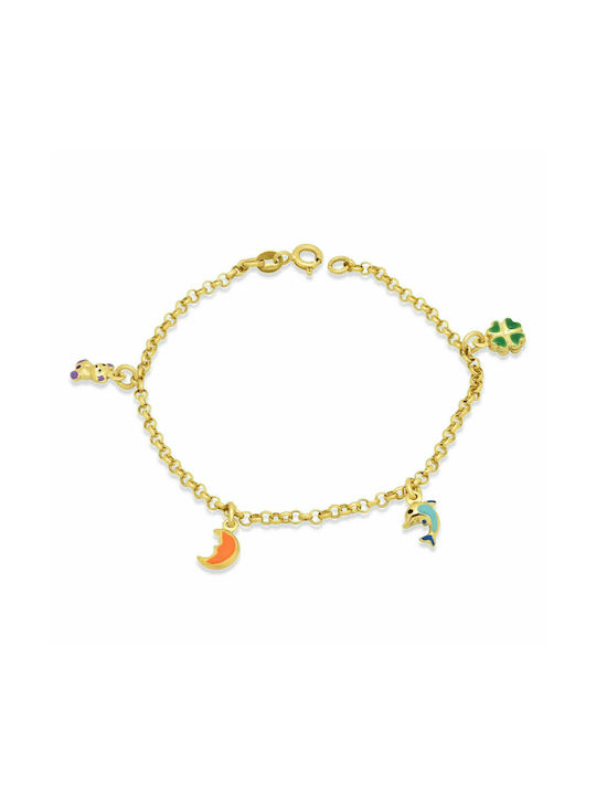 Gold Children's Bracelet K14