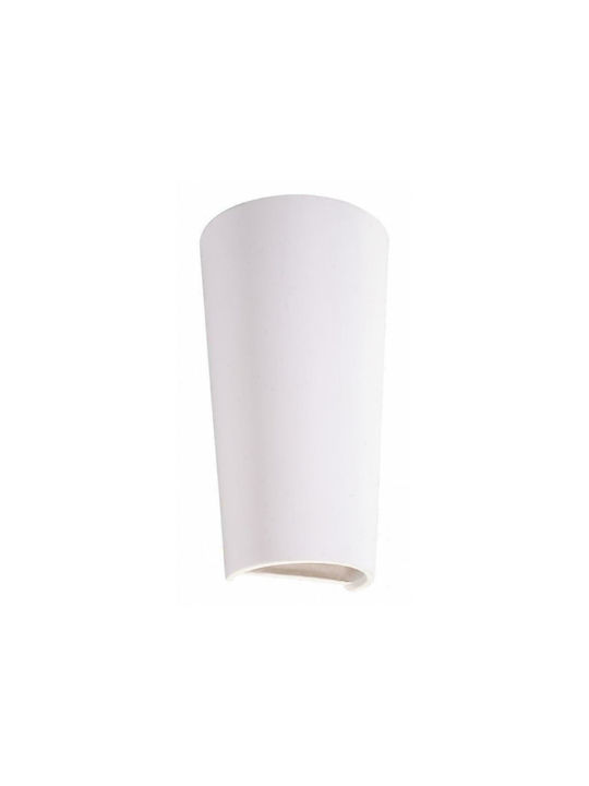 Sollux Lana Classic Lamp Wall with Socket E27 White 16x20x20cm