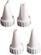 Wilton Silicone Nozzle for Pastry Bags 4 Pieces 020.02.001