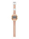 I AM Digital Women's Watch with Pink Rubber Strap