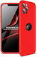 GKK 360 Full Cover Πλαστικό Κόκκινο (iPhone 12 ...