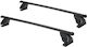 Cam Car Roof Bars Metallic 110cm for Opel Meriva 5D 5D 2003-2010 Set with Roof Rack Legs Black