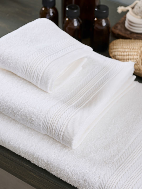 Cokitex Hand Towel One Colour 30x50cm. White